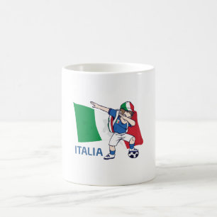 Mug Italie Ventilateur de football Enfant dabbing écob