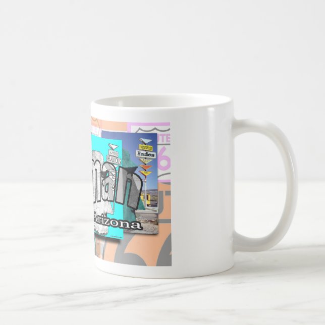 Mug Itinéraire 66 de Kingman Arizona (Droite)