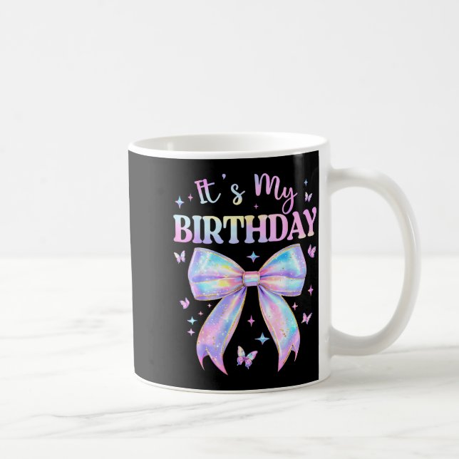 Mug It's My Birthday Tie Dye Coquette Bow Butterfly Bi (Droite)