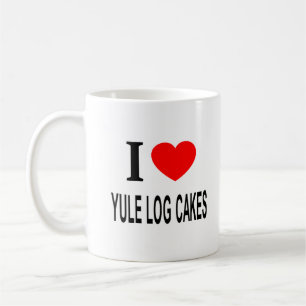 MUG J' ❤️ LES GÂTEAUX BÛCHE DE NOËL J'AIME LES GÂTEAUX