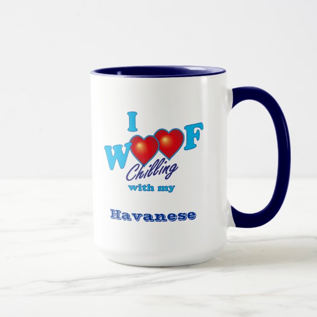 Mug J'aboie Havanese (Droite)