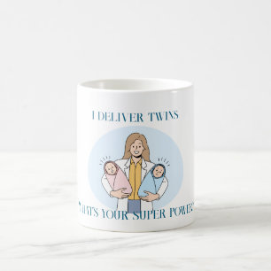 Mug J'accouche des jumeaux