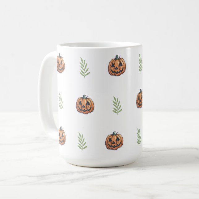 Mug Jack O'Lantern Happy Haloween (Devant gauche)