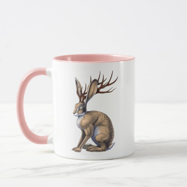 Mug Jackalope Cryptid Animal (Gauche)
