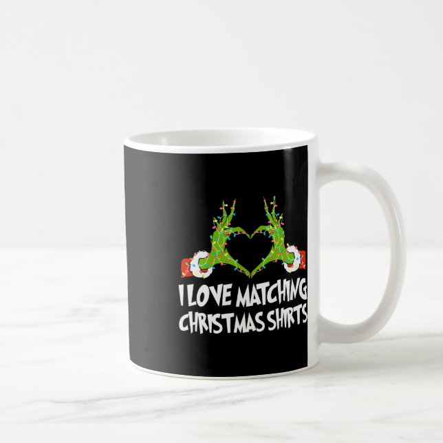 Mug J'adore coller des chemises de Noël, mais je n'ai  (Droite)