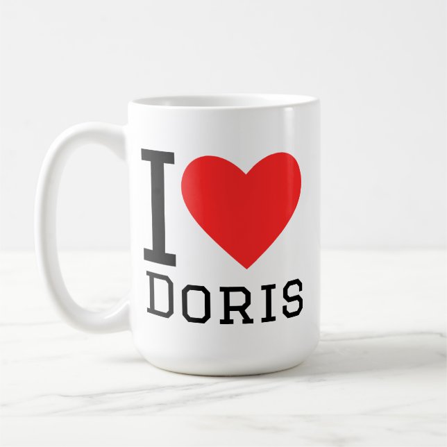 Mug J'adore Doris (Gauche)