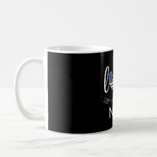 Mug J'adore être Nana Drapeau des États-Unis Fête de l