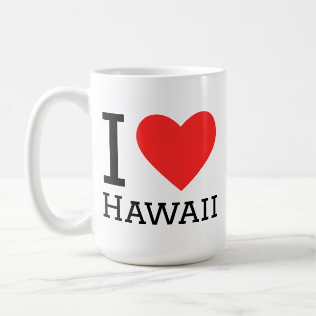 Mug J'adore Hawaii  (Gauche)