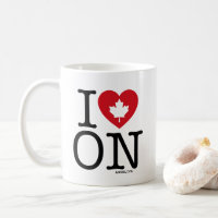 J'adore | I Heart Ontario Canada Personnalisé