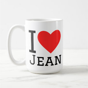 Mug J'adore jean