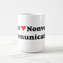 Mug J'adore la communication non verbale !