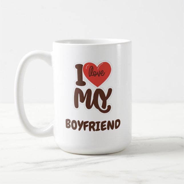 Mug J'adore la coutume de Boyfriend (Gauche)