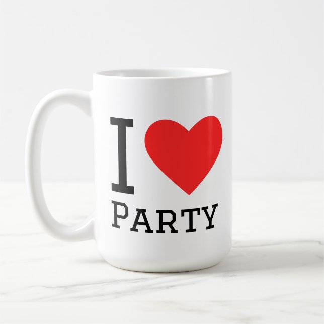 Mug J'adore la fête (Gauche)