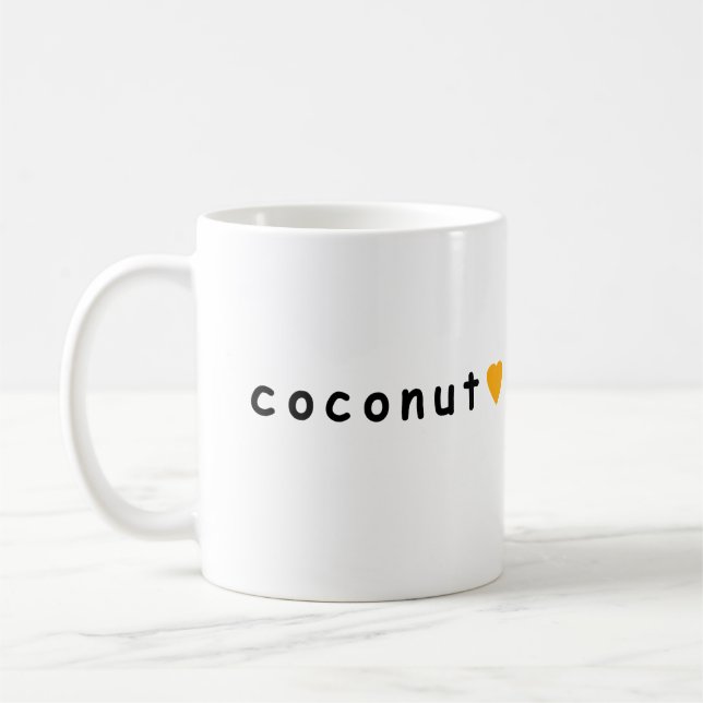 Mug J'adore la noix de coco (Gauche)