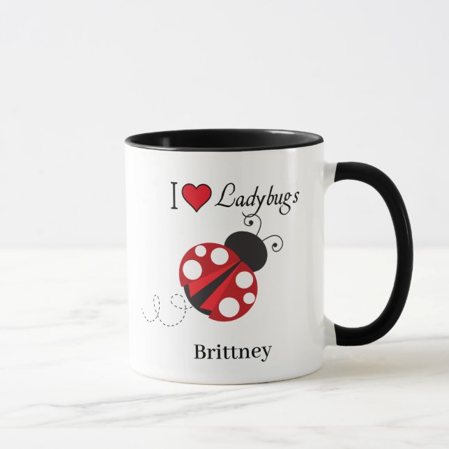 Mug J'adore Ladybugs (Droite)