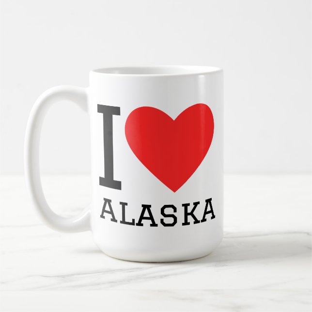 Mug J'adore l'Alaska  (Gauche)