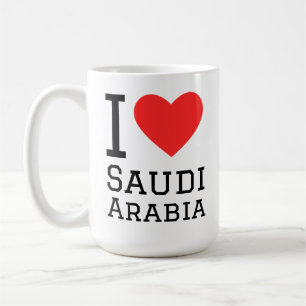 Mug J'adore l'Arabie saoudite