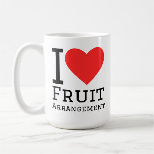 Mug J'adore l'arrangement de fruits