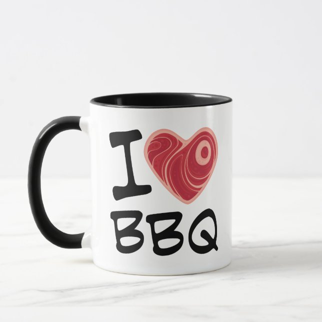 Mug J'adore le barbecue (Gauche)