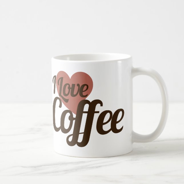 Mug J'adore le café (Droite)