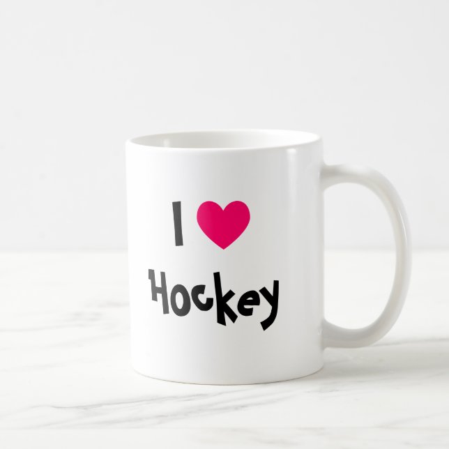 Mug J'adore le hockey (Droite)