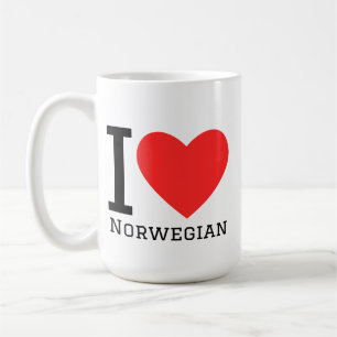Mug J'adore le norvégien 