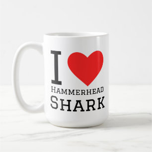 Mug J'adore le requin marteau