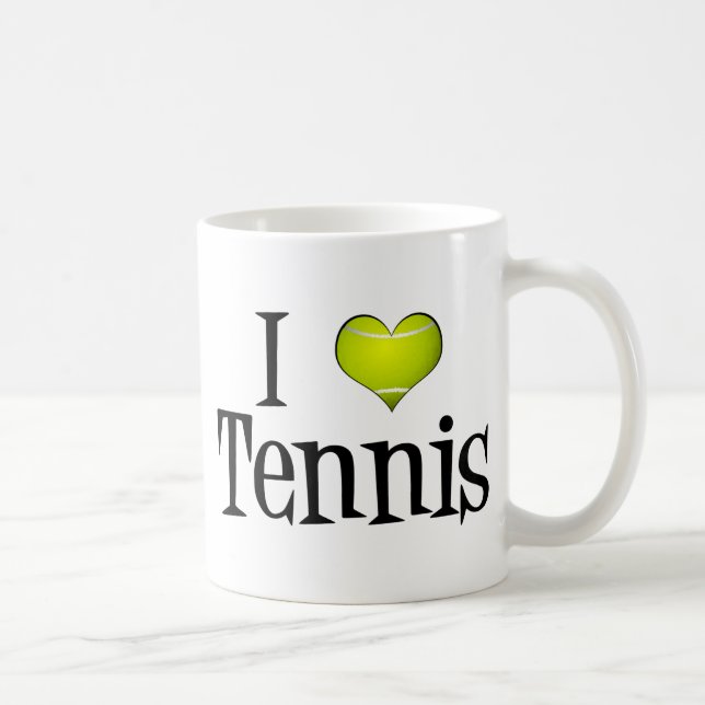 Mug J'adore le tennis (Droite)