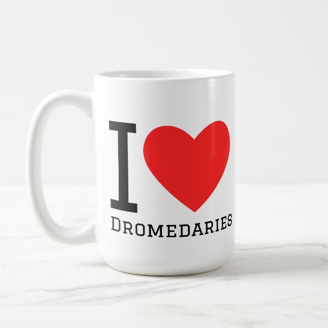 Mug J'adore les dromadaires (Gauche)