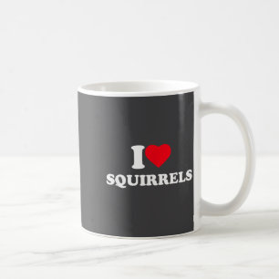 Mug J'adore les écureuils Animal chéri coeur 