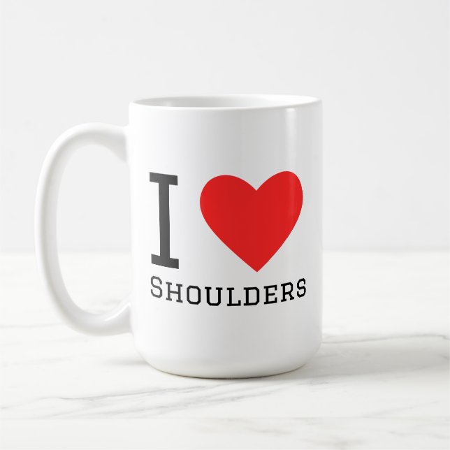 Mug J'adore les épaules (Gauche)