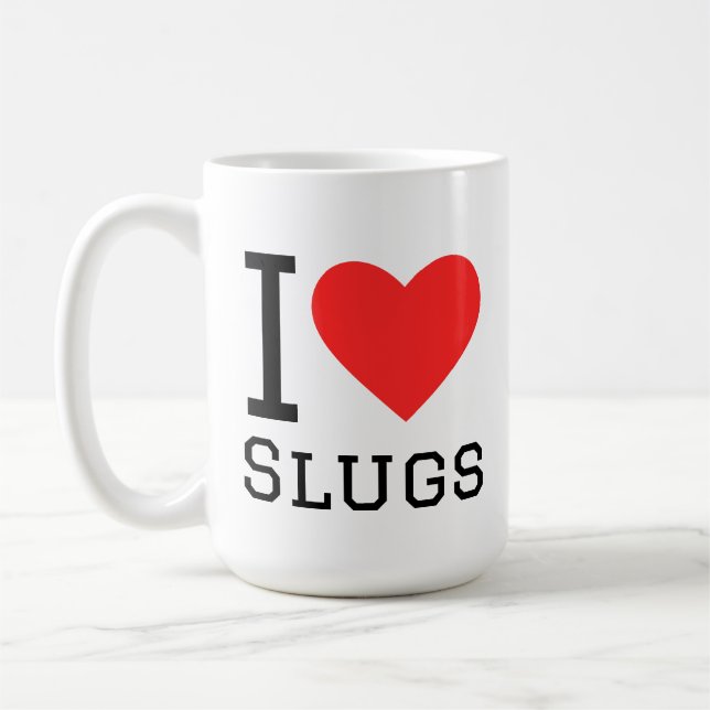 Mug J'adore les limaces (Gauche)