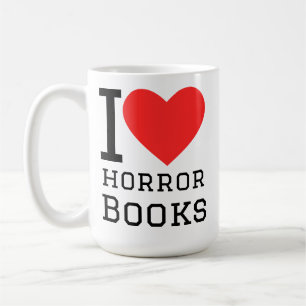 Mug J'adore les livres d'horreur