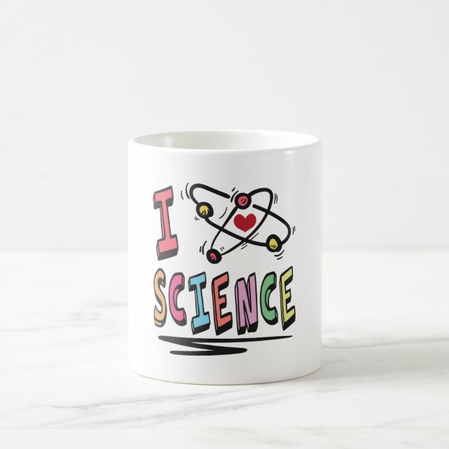 Mug J'adore les sciences (Centre)