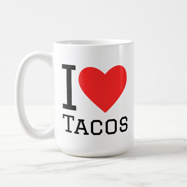 Mug J'adore les tacos (Gauche)