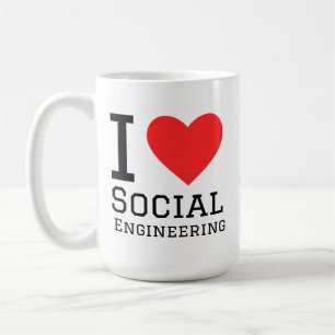 Mug J'adore l'ingénierie sociale 
