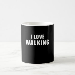 Mug J'adore marcher - Walker Cadeau