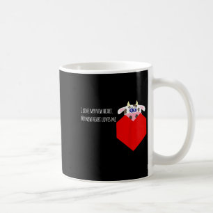 Mug J'adore mon nouveau patient cardiaque avec valvule