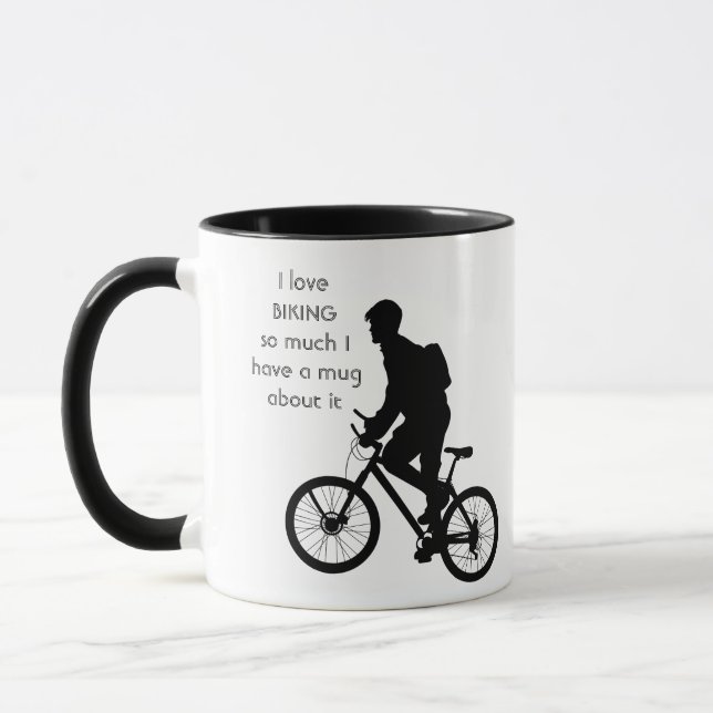 Mug J'adore VÉLO VÉLO tellement je suis tellement amus (Gauche)