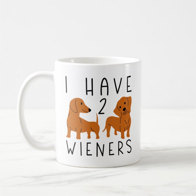 Mug J'Ai 2 Wieners (Gauche)