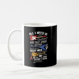 Mug J'ai besoin de cette guitare drôle de mélomane gui