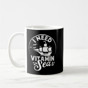 Mug J'ai besoin de vitamine mer