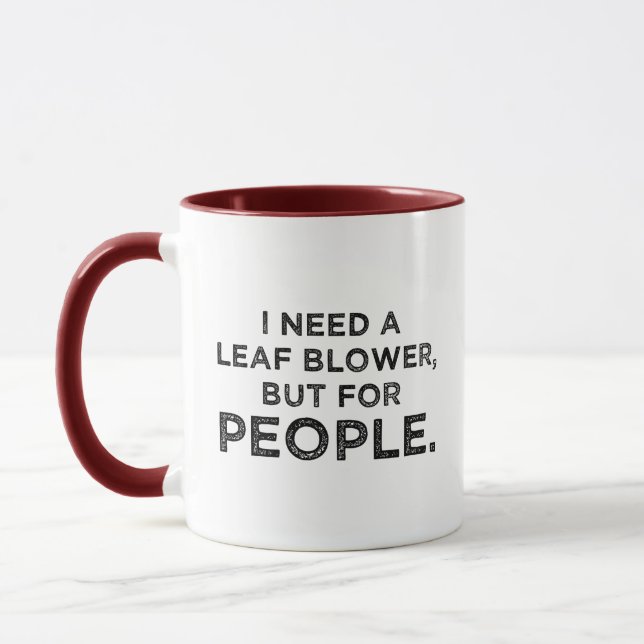 Mug J'Ai Besoin D'Un Fleurs De Feuilles, Mais Pour Les (Gauche)