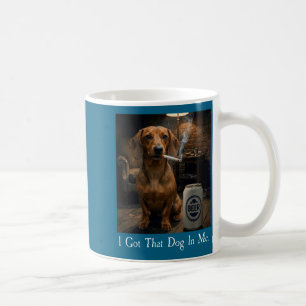 Mug J'ai Ce Chien En Moi Drôle De Dachshund Buvant De