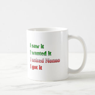 Mug J'ai demandé Nonno