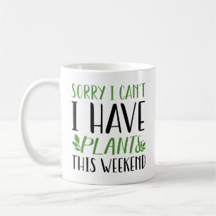 Mug J'Ai Des Plantes Ce Week-End