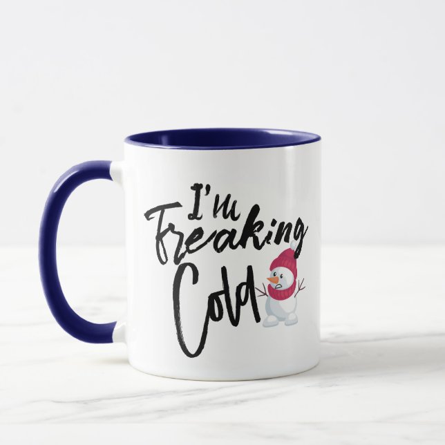 Mug J'ai du froid, mon bébé, c'est du froid dehors. (Gauche)