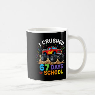 Mug J'ai écrasé 67 jours d'école 67 Mème 6 7 Monstre T