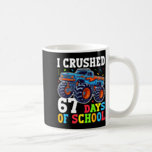 Mug J'ai écrasé 67 jours d'école 67e jour d'école garç