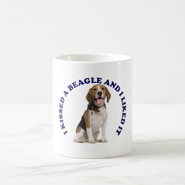 Mug J'ai embrassé un Beagle (Centre)